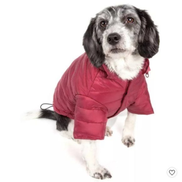 Pet Life Packable Light Weatherproof Coat Sz L 18-20" Sporty Avalanche - Picture 2 of 3